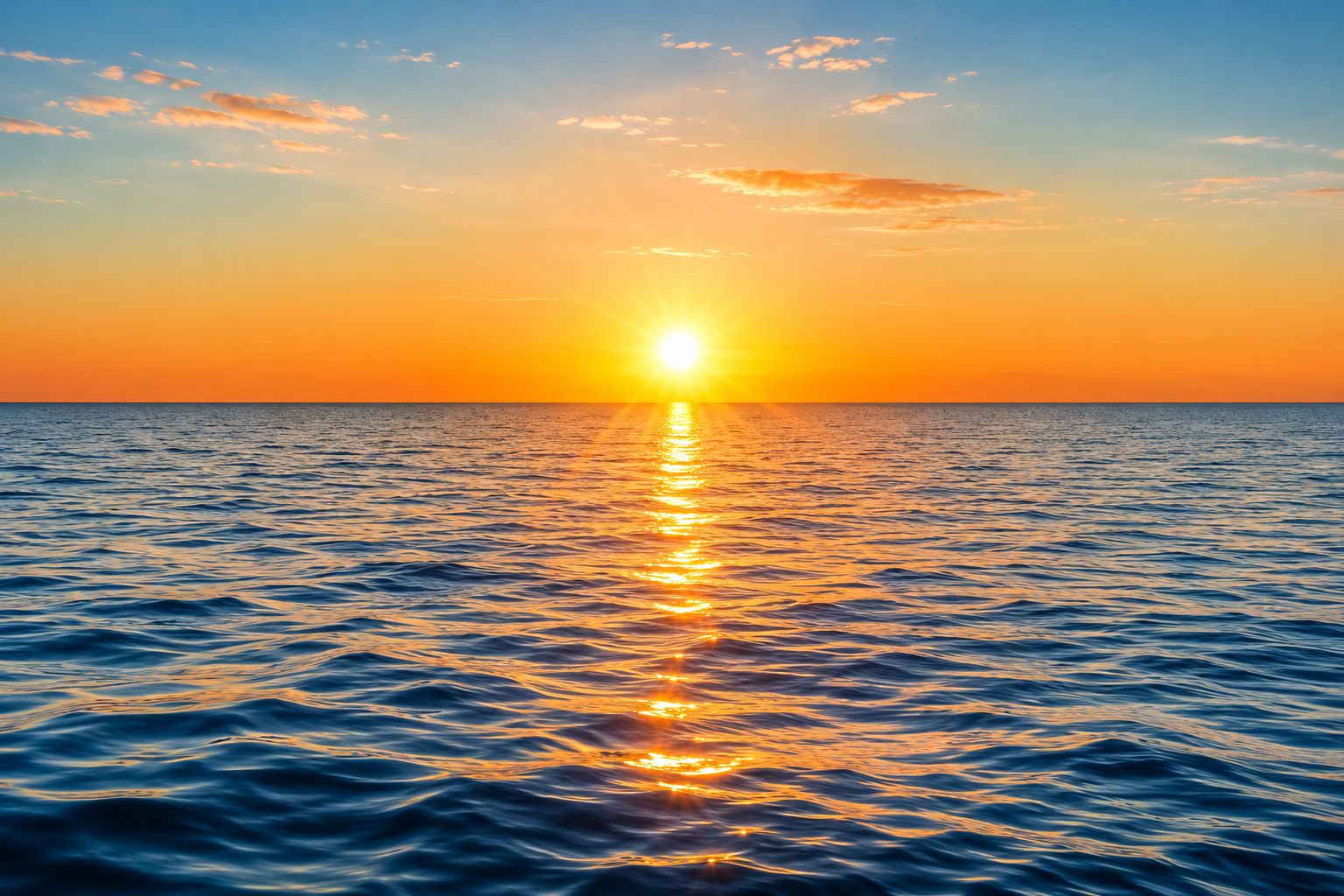 Sun on the water